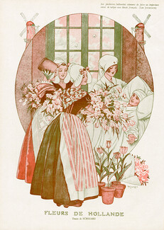 Hérouard 1915 "Fleurs de Hollande"