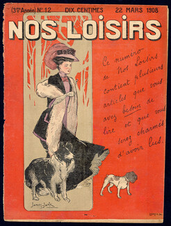 James Jack 1908 French Bulldog, Nos Loisirs Cover