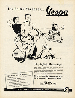 Vespa (Motorcycles) 1955 Bill Wirts