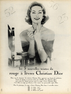 Christian Dior (Cosmetics) 1958 Lipstick, Photo Dambier