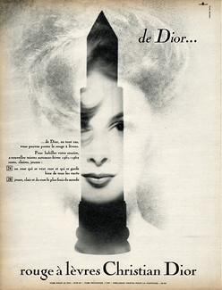 Christian Dior (Cosmetics) 1961 Photo Moisdon, lipstick