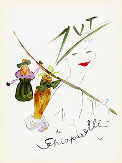 Schiaparelli (Perfumes) 1952 Zut, Marcel Vertès