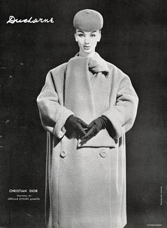 Christian Dior 1956 Coat, Ducharne, Photo Ginsbourger