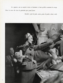 Schiaparelli 1950 Tailleur Velours Côtelé, Photo Henry Clarke