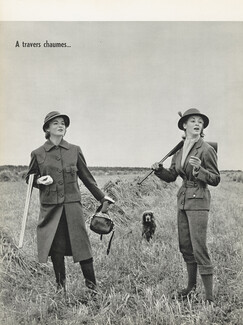 Hermès & Madeleine de Rauch 1956 Ensemble de Chasse, Photo Guy Arsac
