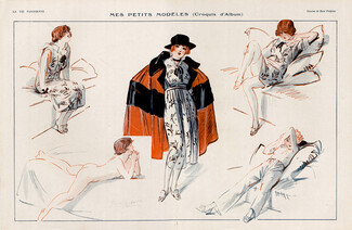 Préjelan 1919 "Mes Petits Modèles" Art Modeling