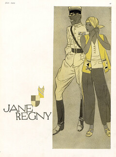 Jane Regny 1929 Sport Fashion, Ernst Dryden