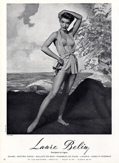 Laure Belin (Swimwear) 1955 Georges Saad