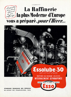 Esso 1938 Essolube, Raffinerie