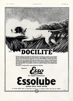 Esso 1936 Docilité, Essolube, Jacques Blein, Dog Hunting