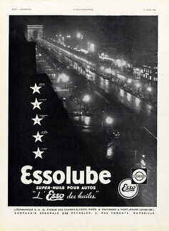 Esso 1935 Essolube, Arc De Triomphe, Champs-Elysées