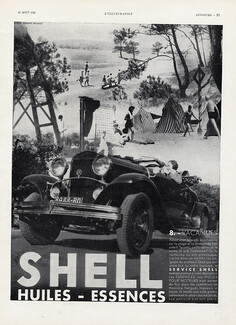 Shell 1931 Vacances, Photo Deberny Peignot