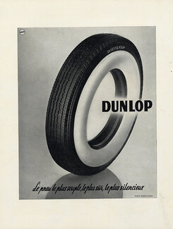 Dunlop 1954 Flanc Blanc, Photo Roger Schall