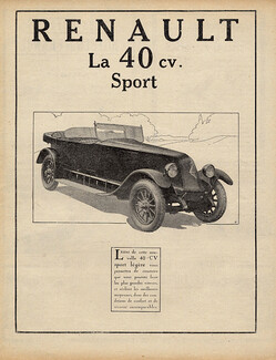 Renault 1925 Model 40 CV Sport