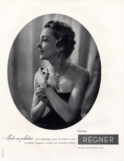 Régner (Jewels) 1952 Portrait Jacqueline Delubac