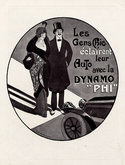 Phi (Dynamo) 1913 J.G Domergue, Elegant Parisienne