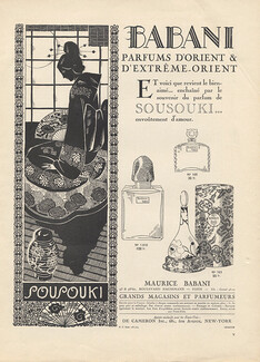 Babani 1923 Oriental Perfumes, Japanese National Costume, "Sousouki"