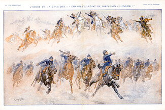 R. de la Nézière 1917 ''L'Heure de la Cavalerie'' Cavalry