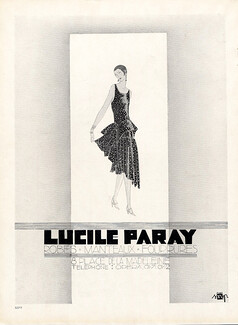 Lucile Paray 1924 Robes, Manteaux, Fourrures