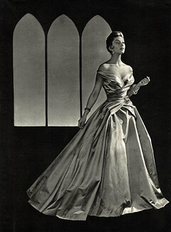 Jean Patou 1954 Evening Gown, Ducharne, Max Boinet, Photo Pottier