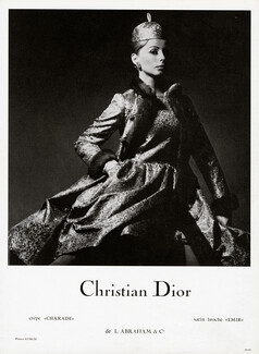 Christian Dior 1964 Abraham, Photo Kublin