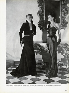 Paquin 1949 Evening Dress, Bianchini Férier