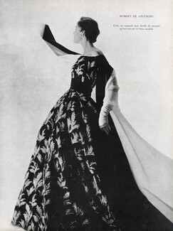 Hubert de Givenchy 1953 Organdi brodé de muguet
