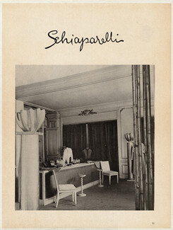 Schiaparelli 1949 Vitrines et Boutiques de la Haute Couture Parisienne