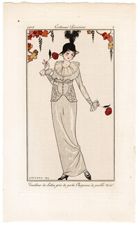 George Barbier 1912 Journal des Dames et des Modes Costumes Parisiens N°8