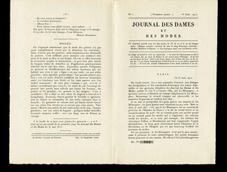 Journal des Dames et des Modes 1912 N°1, Henri Duvernois, Paul Reboux, Anatole France, Comtesse de Noailles