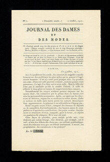 Journal des Dames et des Modes 1912 N°5
