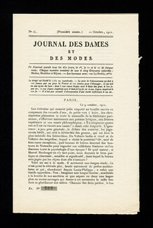 Journal des Dames et des Modes 1912 N°14, 8 pages