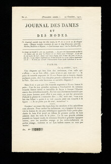 Journal des Dames et des Modes 1912 N°15, 8 pages