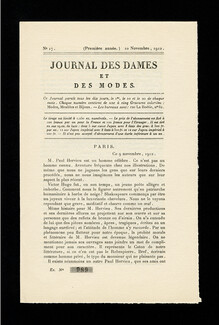 Journal des Dames et des Modes 1912 N°17, 8 pages