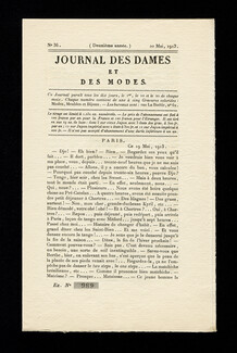 Journal des Dames et des Modes 1913 N°36, 8 pages