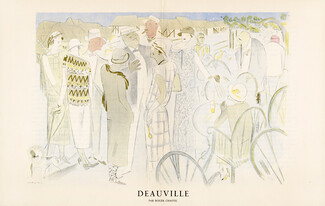 Deauville, 1923 - Roger Chastel. La Gazette du Bon Ton, n°2
