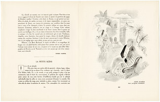 Côte d'Azur, 1924 - Jacques Demachy, French Riviera. La Gazette du Bon Ton, n°9