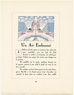 Un Air Embaumé, 1924 - Zyg Brunner, Rigaud. La Gazette du Bon Ton, n°10, Text by Jason, 4 pages