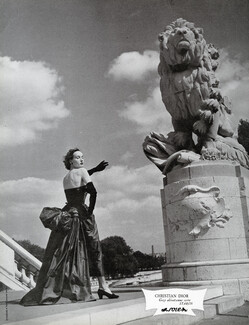 Christian Dior 1951 Soie Staron, Photo Jacques Decaux