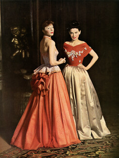 Jacques Fath & Jeanne Lafaurie 1948 Evening Gown, Philippe Pottier