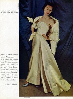 Christian Dior 1949 Evening Gown, Alla Ilchun, Photo Moussempès
