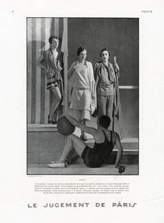 Le Jugement de Pâris 1928 Costumes de bain Annek, Photo Hoyningen-Huene