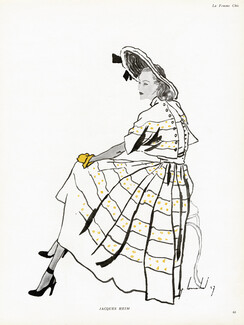 Jacques Heim 1947 Summer Dress, Pierre Louchel