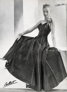 Callot Soeurs 1938 Evening Gown, Portfolio Vogue