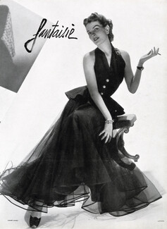Jeanne Lanvin 1940 Evening Gown André Durst