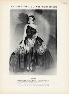 Redfern 1928 Taffetas Dress, Photo G L Manuel Frères