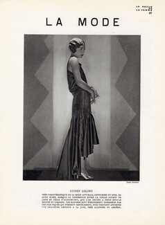 Lucien Lelong 1930 Robe du soir en satin, Photo Scaioni