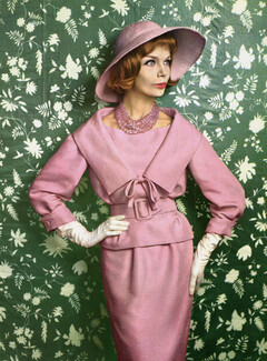 Christian Dior 1959 Robe Shantung Staron, Photo Pottier