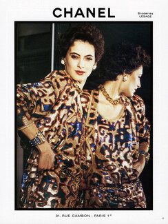 Chanel 1985 Inès de la Fressange, Lesage Embroidery