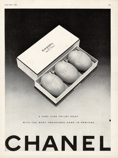Chanel (Soap) 1950 Numéro 5 — Cosmetics — Advertisement